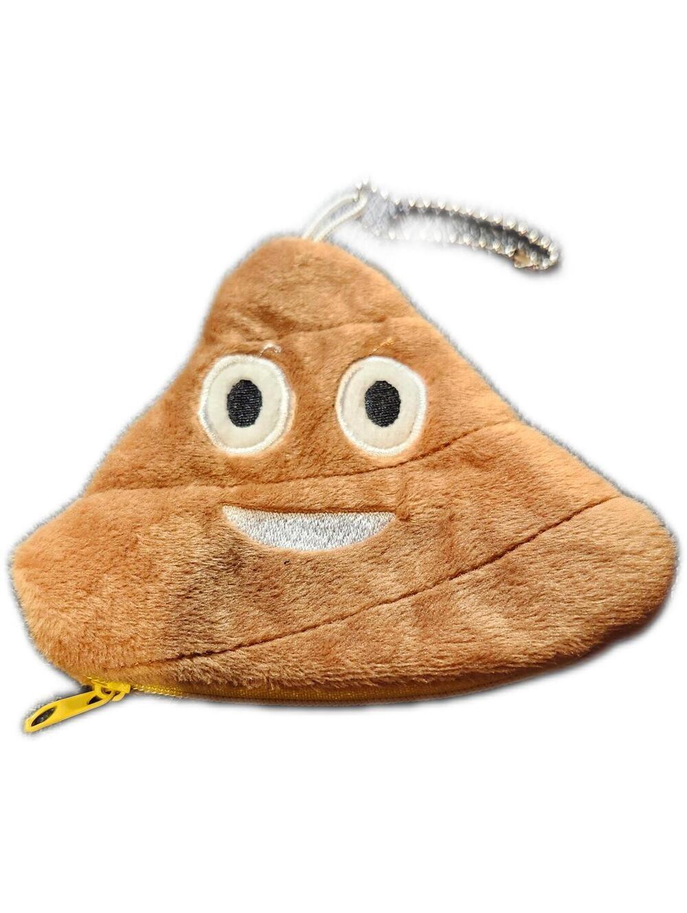 Plush Emoji Coin Purse with Keychain